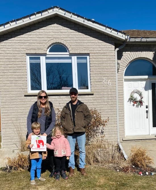 Block Parent Sign
